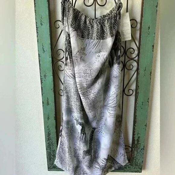 Beautiful African Y2k Tube Dress Sleeveless with slits at the sides. NWT - Picture 9 of 9